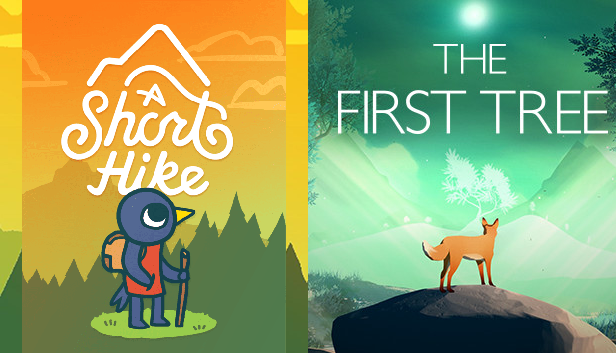 A Short Hike and The First Tree titles graphic